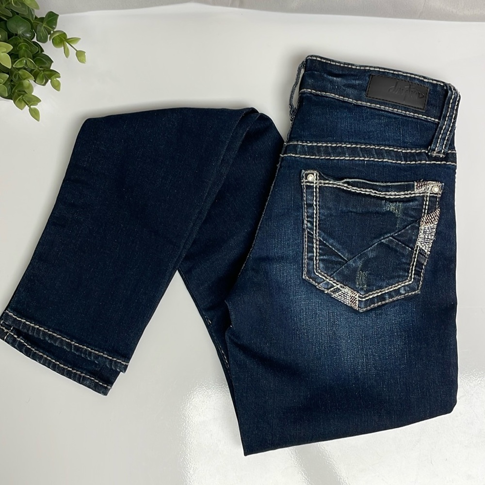 Daytrip Lynx Dark Wash Skinny Jeans - NWOT